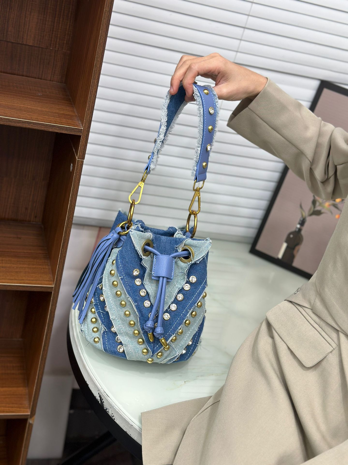 Luxury Bags Denim - Новая модная женская сумка через плечо