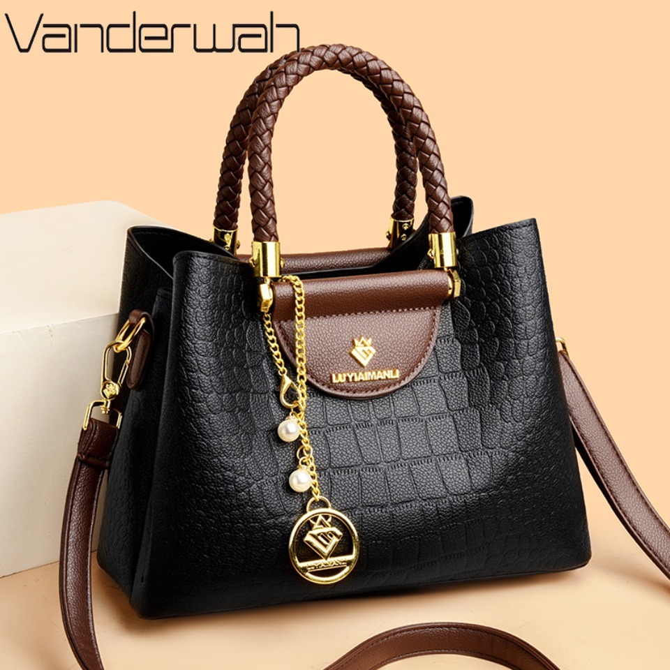 Luxury Bag Collection - Тканая ручка из натуральной кожи высокого