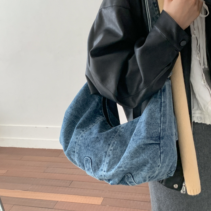 Luxury Bags Denim - Повседневные джинсовые сумки через плечо большой