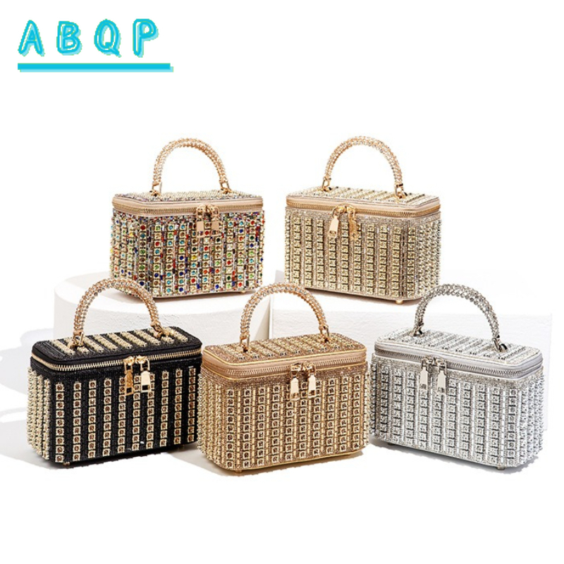 Luxury Bag Collection - Женская вечерняя сумка с бриллиантами, блестящая