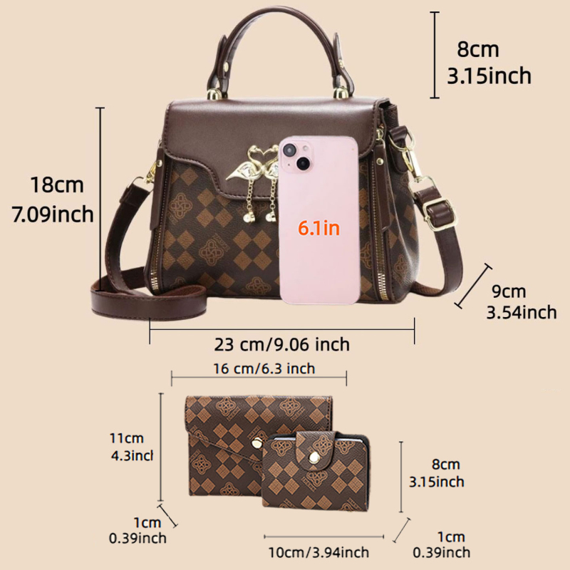 Набор из 3 женских сумок, легк – обзор и цена Luxury Bags & Leather Repair Of Atlanta Reviews
