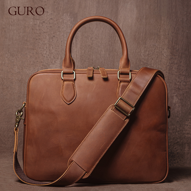 Мужской портфель GURO Crazy Ho – обзор и цена Luxury Bags For Laptop